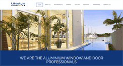 Desktop Screenshot of lifestylewindows.com.au